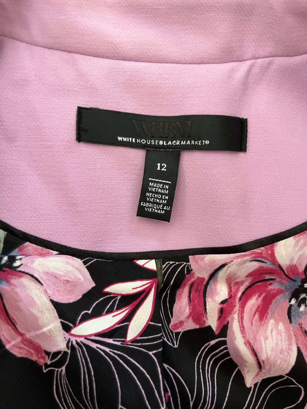 White House Black Market Lilac Fitted Blazer 12 - Picture 10 of 11